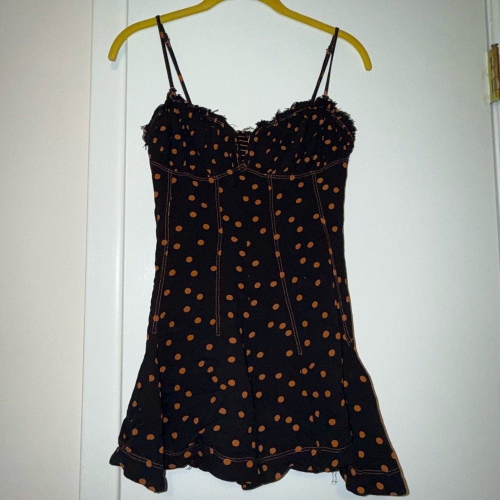 Free People polka dot romper - Picture 5 of 6